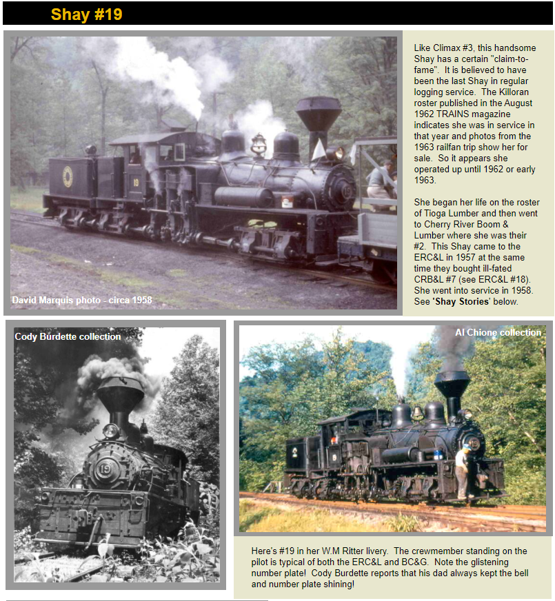 The Little Engine That Survived - Our 1905 Shay Engine, #1568 or